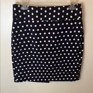 Banana Republic Black and White Mini Pencil Skirt